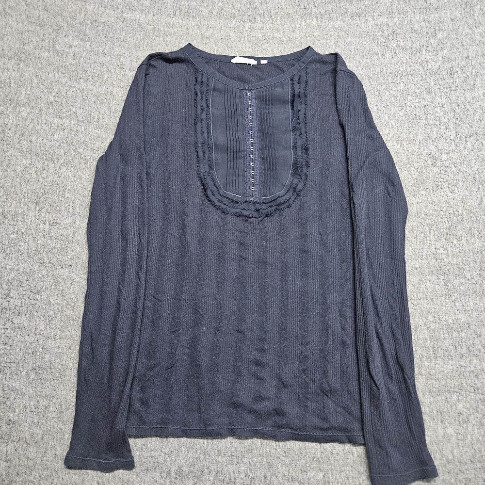 Martin + Osa Long Sleeve Top Womens M Blue Shirt Alt Avant Garde Y2K Designer - Picture 2 of 8